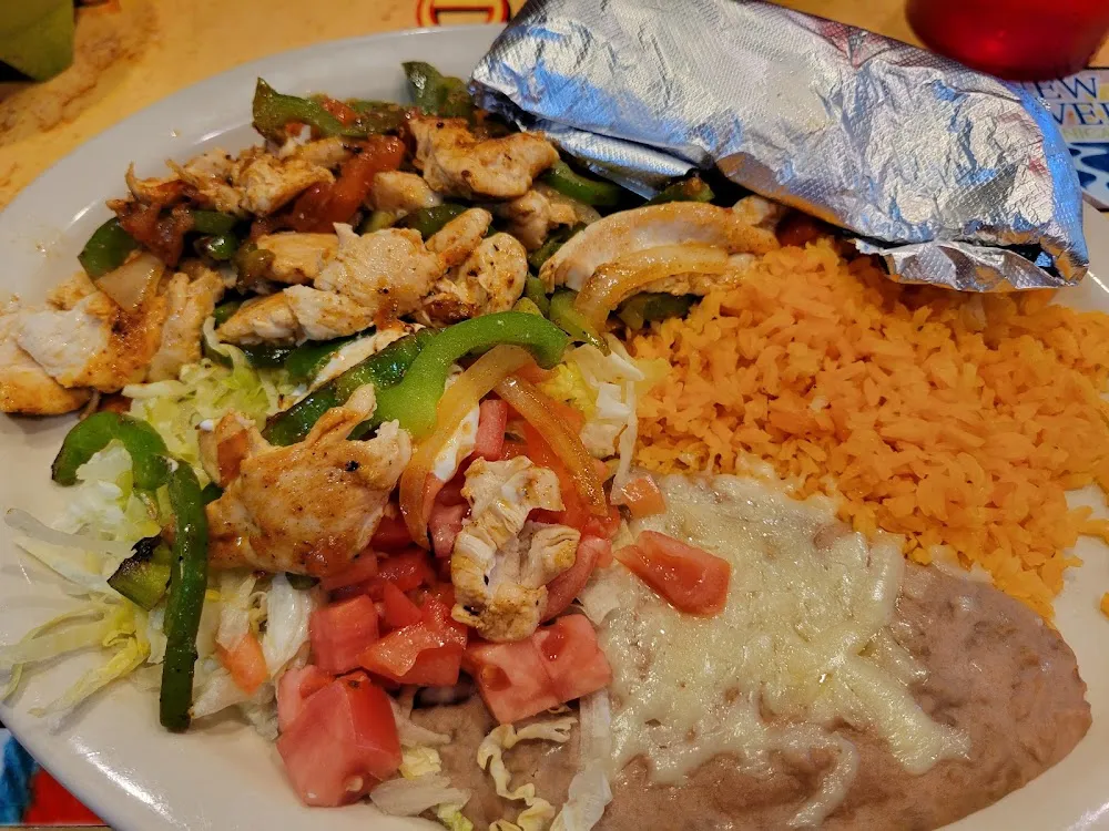 Chicken Lunch Fajitas